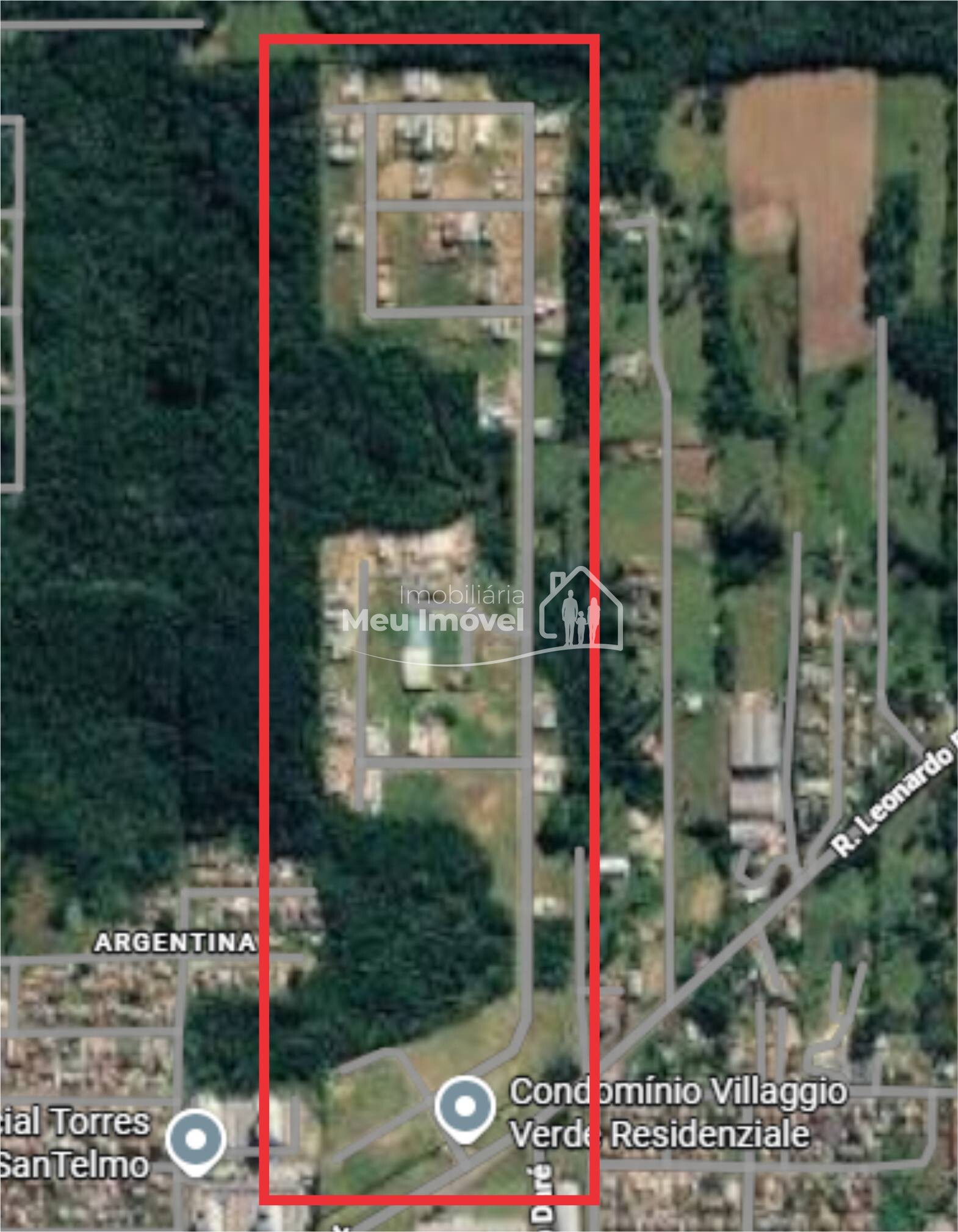 mapa vista aérea